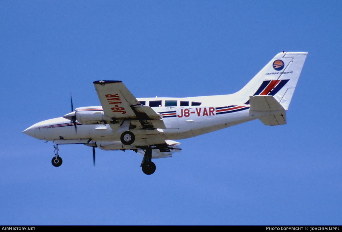 Aircraft Photo of J8-VAR | Cessna 402C | Mustique Airways | AirHistory.net #479984