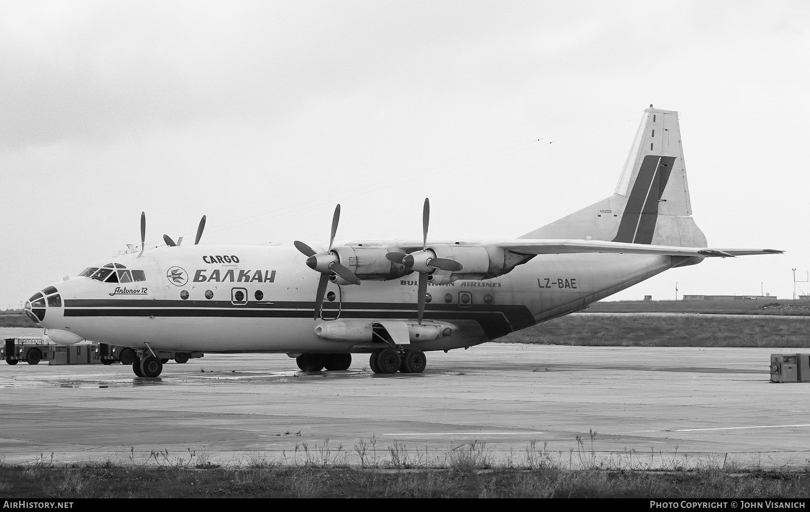 Aircraft Photo of LZ-BAE | Antonov An-12BP | Balkan - Bulgarian Airlines Cargo | AirHistory.net #479993