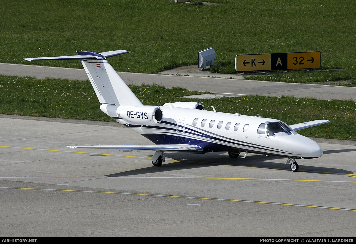 Aircraft Photo of OE-GYS | Cessna 525B CitationJet CJ3+ | AirHistory.net #480033