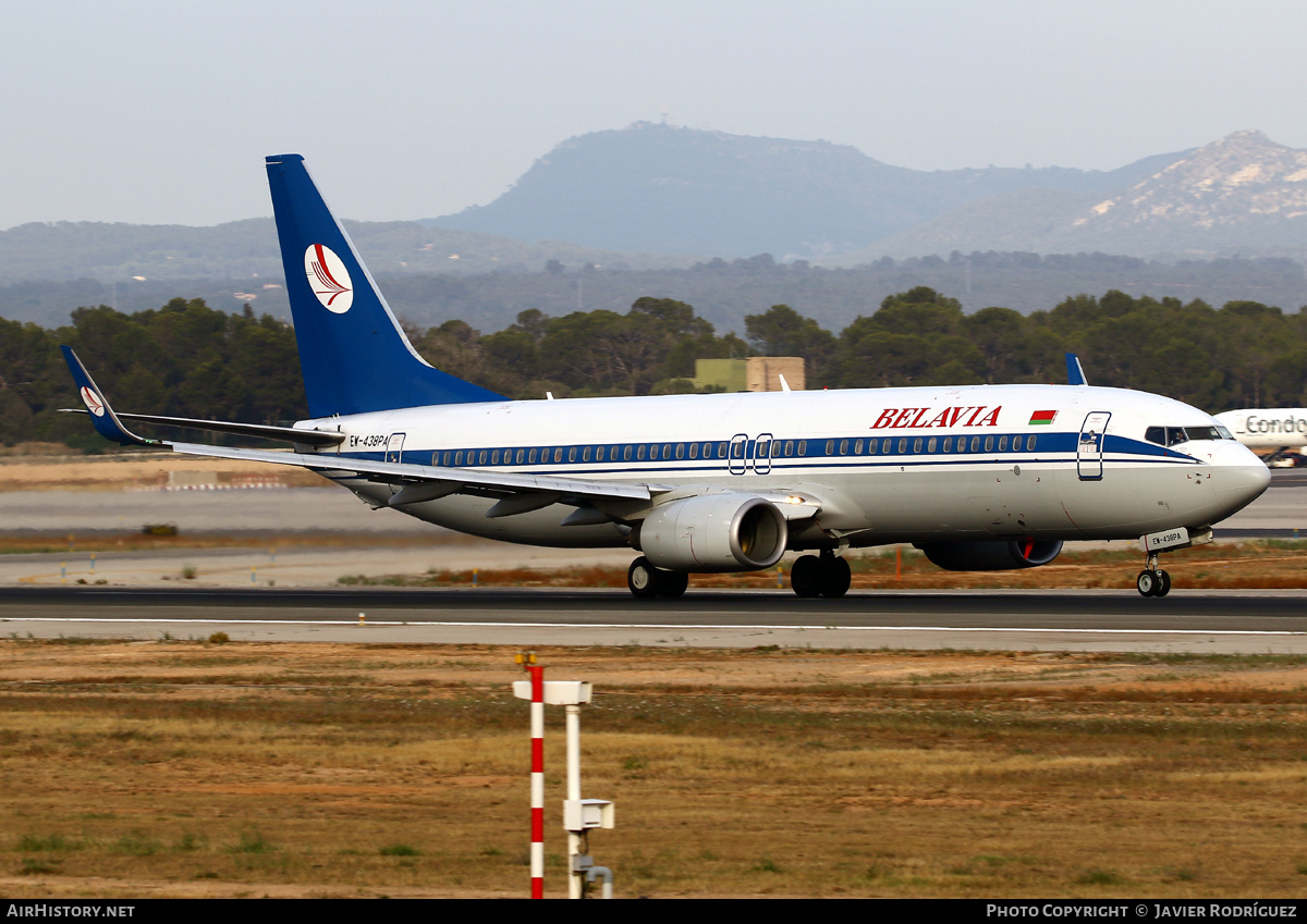 Aircraft Photo of EW-438PA | Boeing 737-86Q | Belavia | AirHistory.net #480052