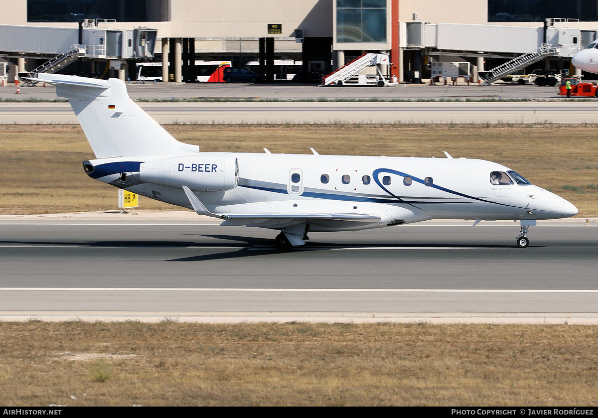 Aircraft Photo of D-BEER | Embraer EMB-550 Legacy 500 | AirHistory.net #480061