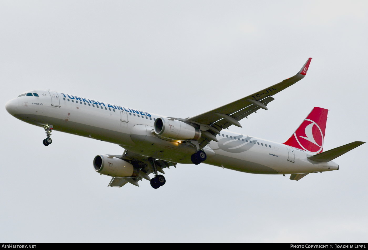 Aircraft Photo of TC-JTL | Airbus A321-231 | Turkish Airlines | AirHistory.net #480095