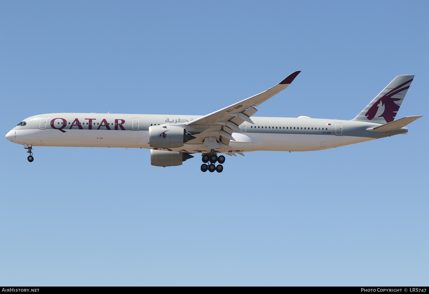 Aircraft Photo of A7-ANP | Airbus A350-1041 | Qatar Airways | AirHistory.net #480099