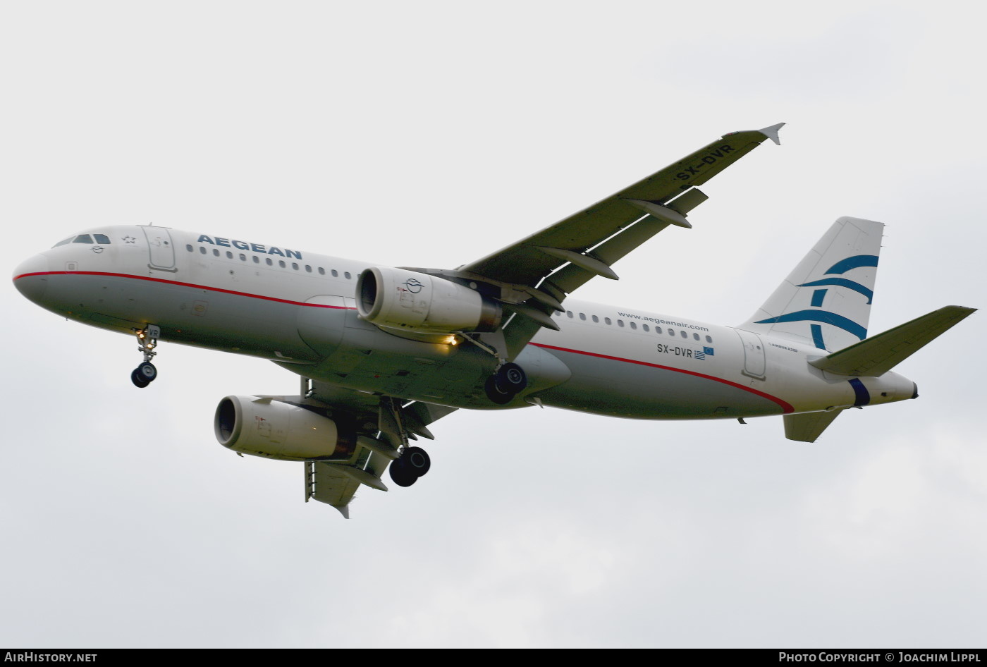 Aircraft Photo of SX-DVR | Airbus A320-232 | Aegean Airlines | AirHistory.net #480121