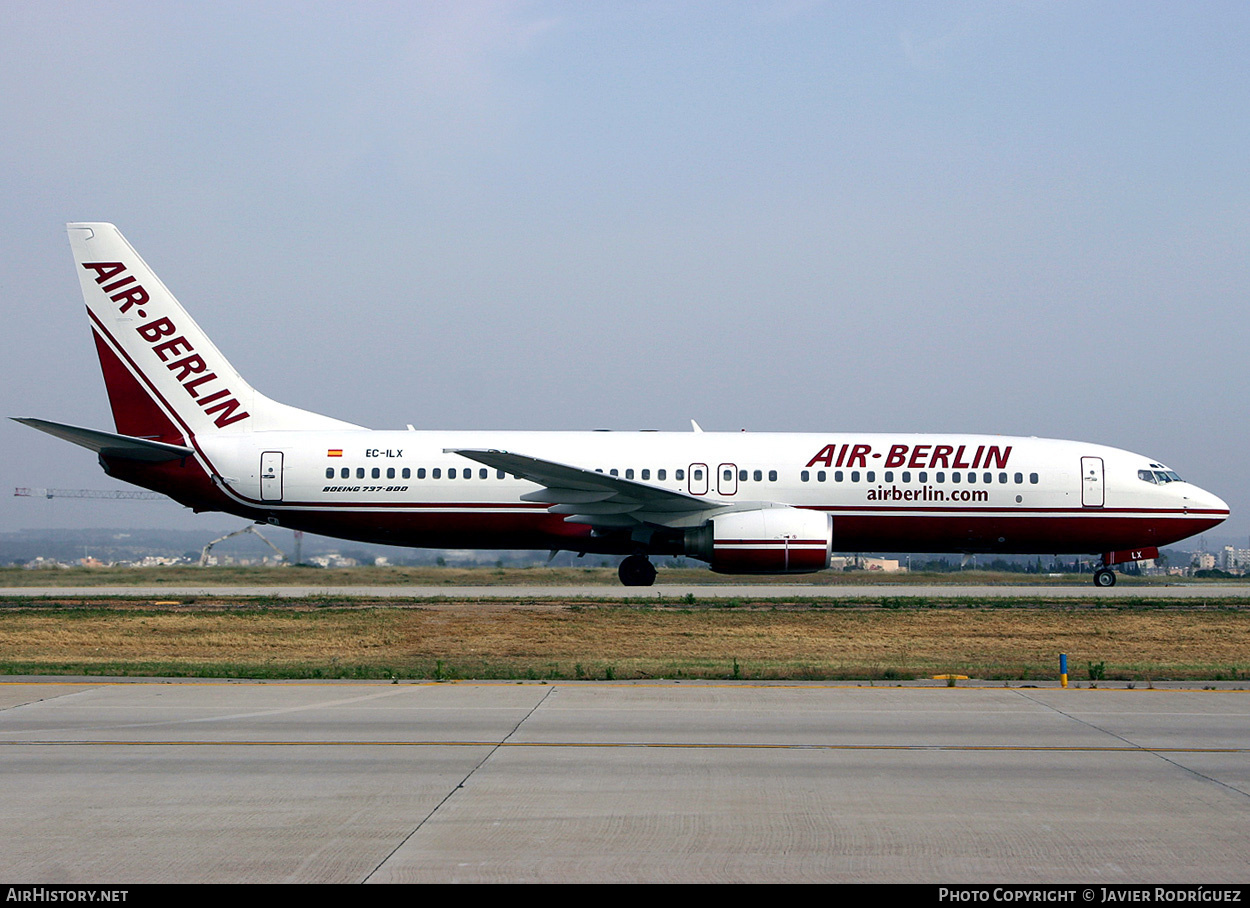 Aircraft Photo of EC-ILX | Boeing 737-86N | Air Berlin | AirHistory.net #480141