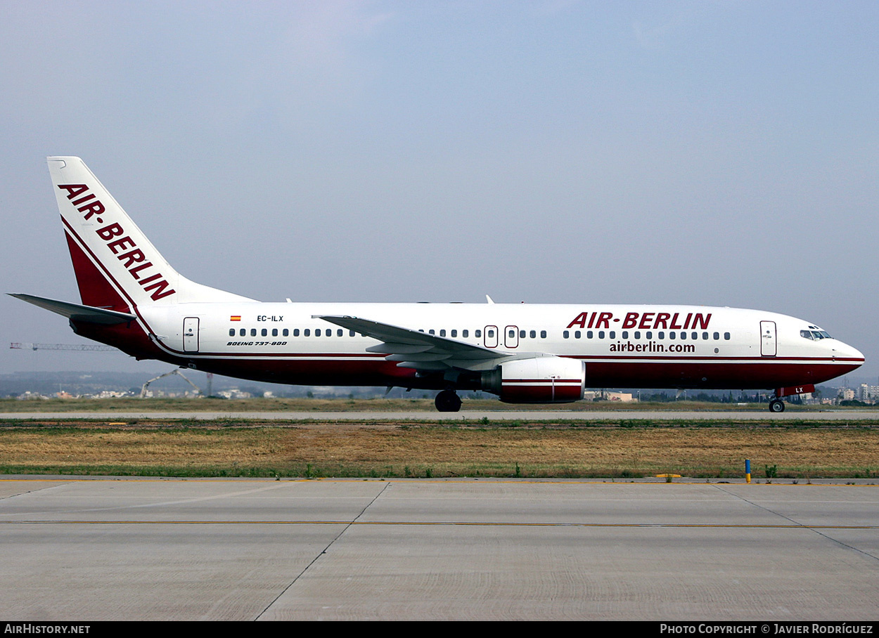 Aircraft Photo of EC-ILX | Boeing 737-86N | Air Berlin | AirHistory.net #480141