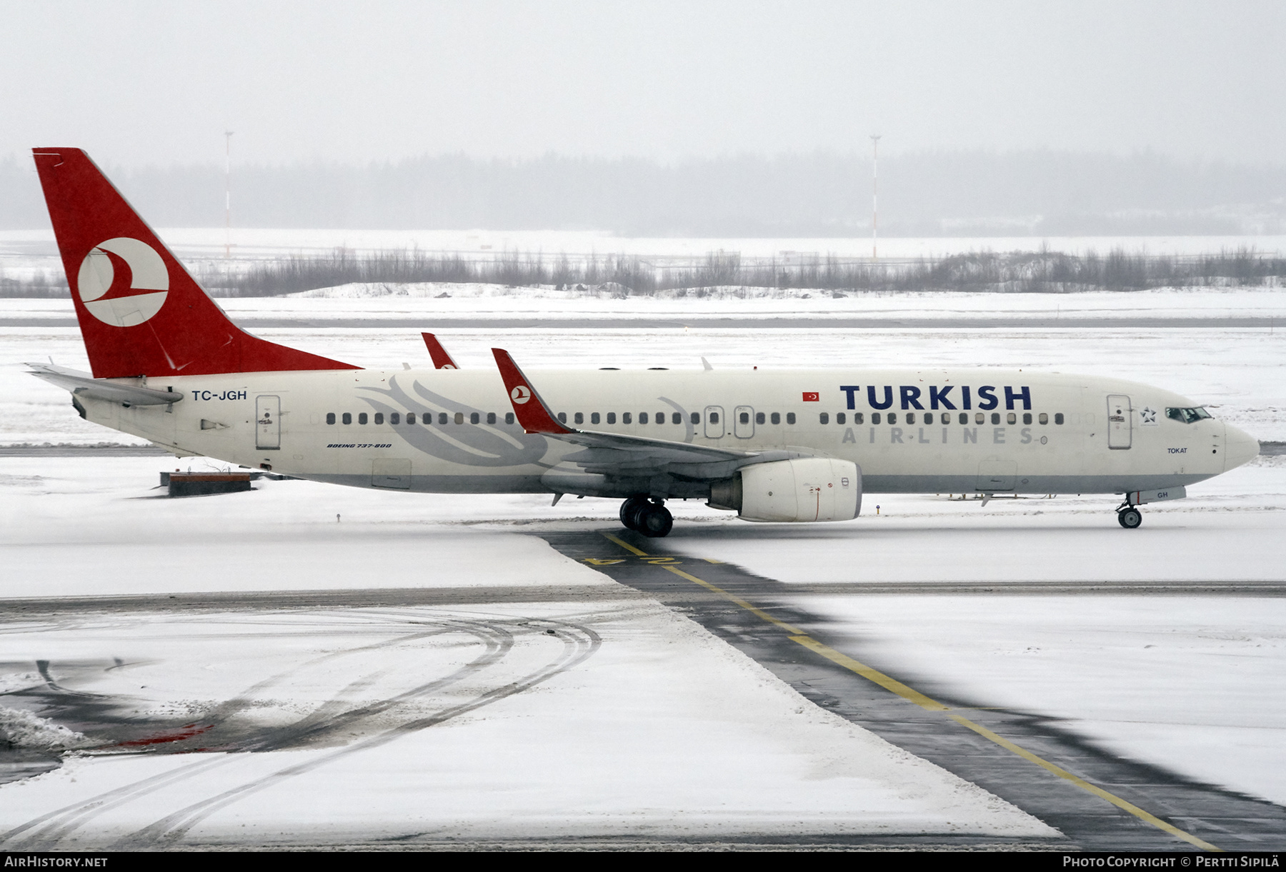 Aircraft Photo of TC-JGH | Boeing 737-8F2 | Turkish Airlines | AirHistory.net #480236