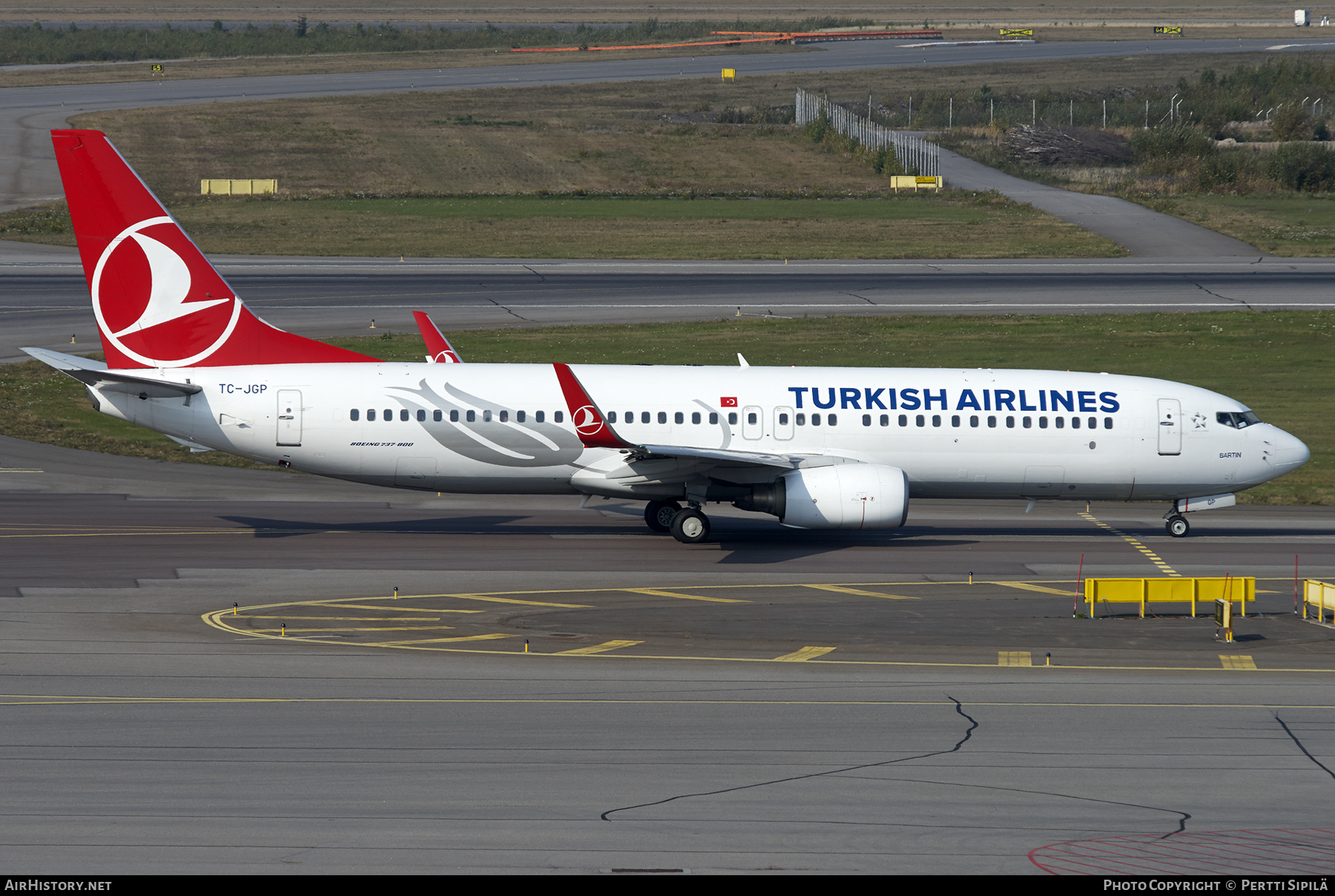 Aircraft Photo of TC-JGP | Boeing 737-8F2 | Turkish Airlines | AirHistory.net #480237