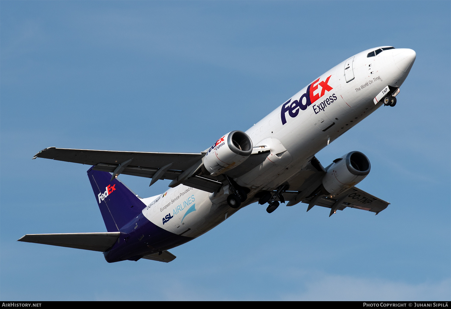 Aircraft Photo of OO-TNP | Boeing 737-45D(SF) | FedEx Express - Federal Express | AirHistory.net #480242