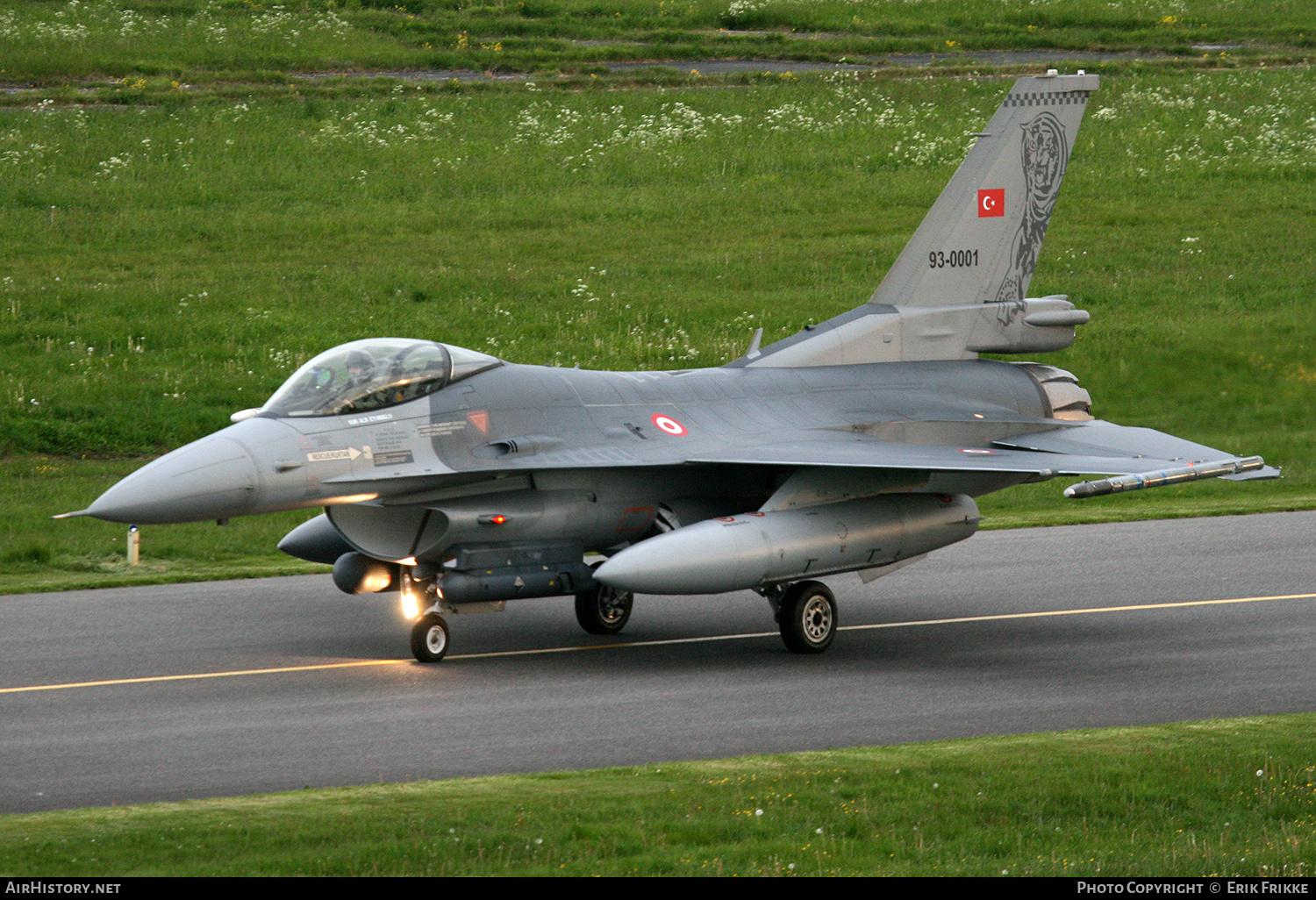 Aircraft Photo of 93-0001 | Lockheed Martin F-16C Fighting Falcon | Turkey - Air Force | AirHistory.net #480271