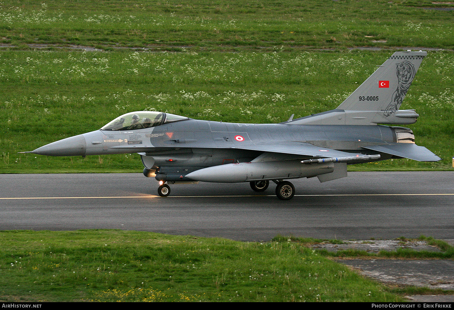 Aircraft Photo of 93-0005 | Lockheed Martin F-16C Fighting Falcon | Turkey - Air Force | AirHistory.net #480277