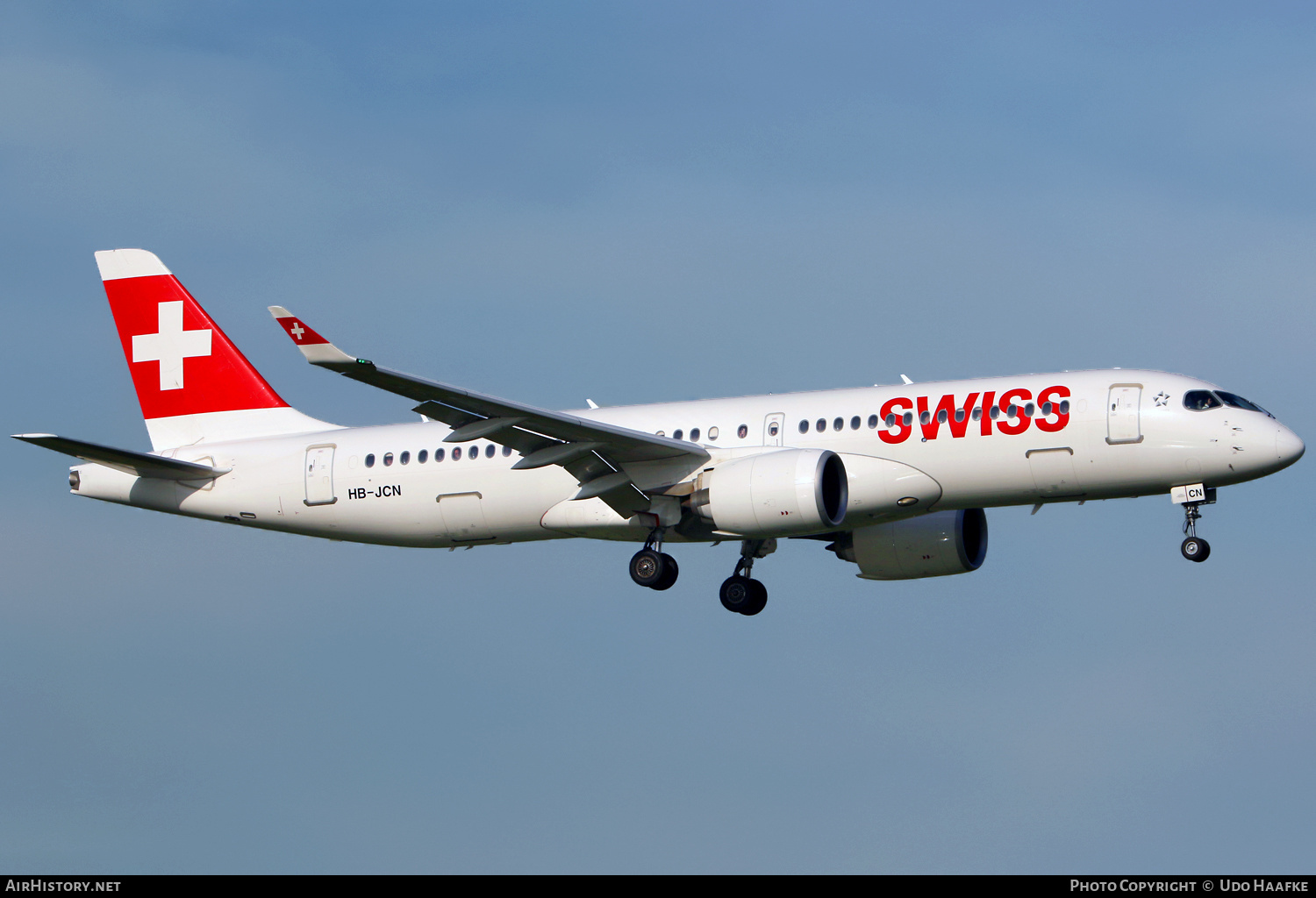 Aircraft Photo of HB-JCN | Airbus A220-371 (BD-500-1A11) | Swiss International Air Lines | AirHistory.net #480283