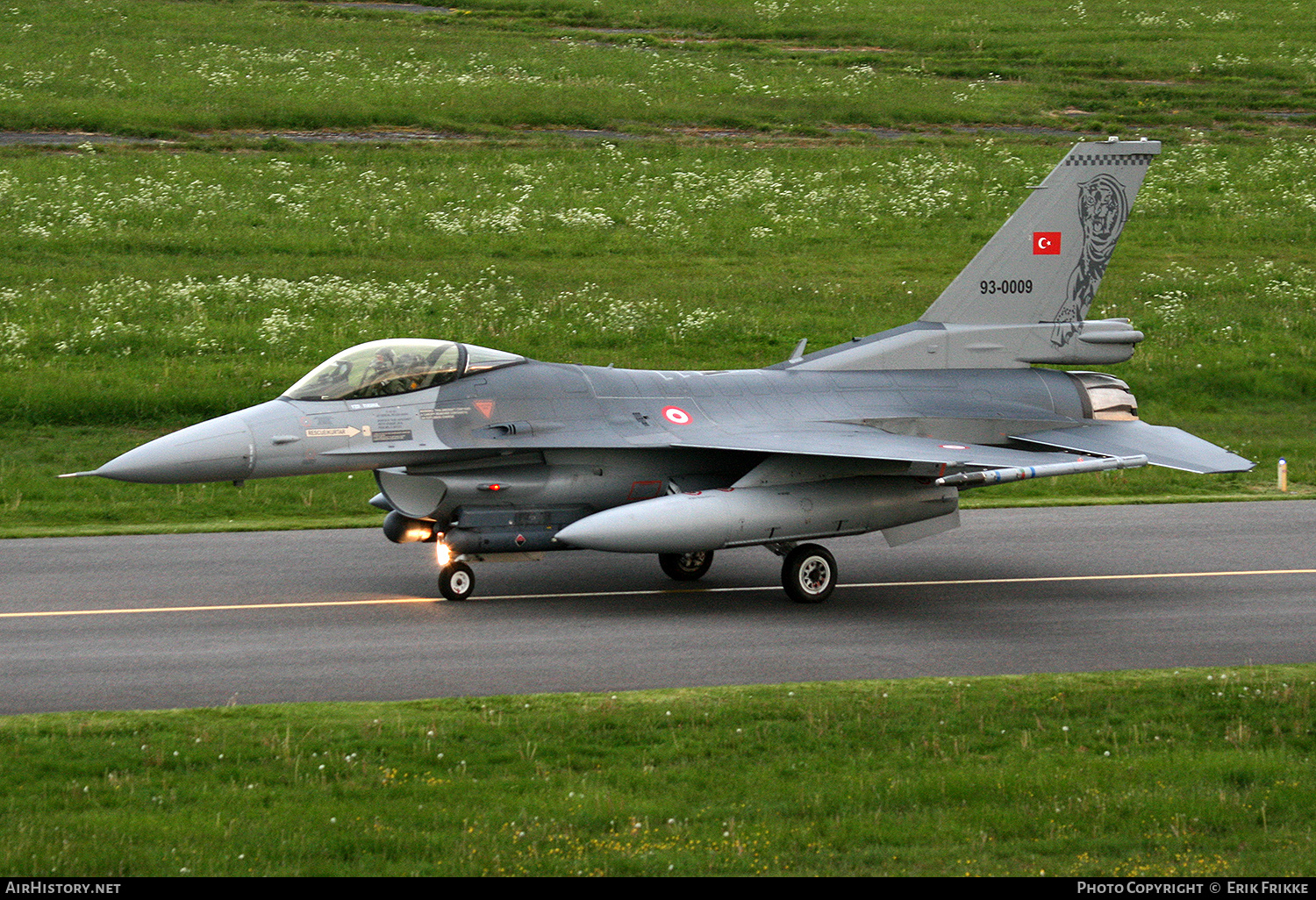 Aircraft Photo of 93-0009 | Lockheed Martin F-16C Fighting Falcon | Turkey - Air Force | AirHistory.net #480287