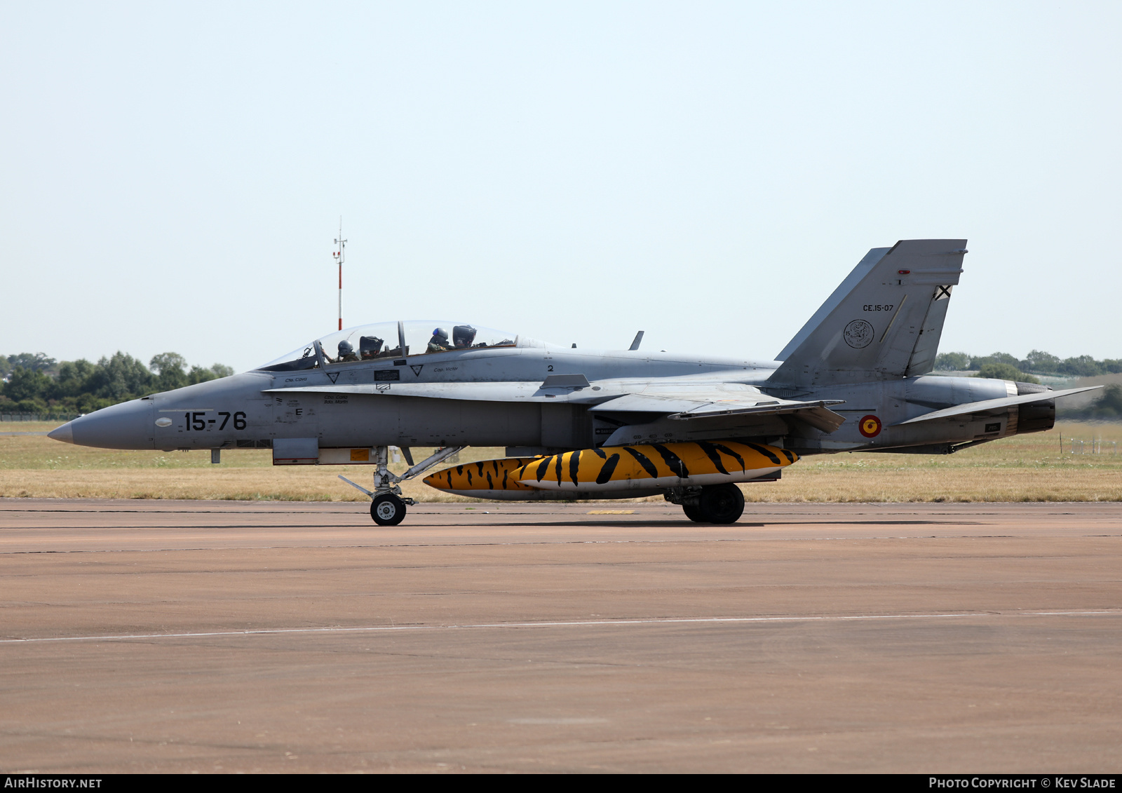 Aircraft Photo of CE.15-07 | McDonnell Douglas EF-18BM Hornet | Spain - Air Force | AirHistory.net #480291