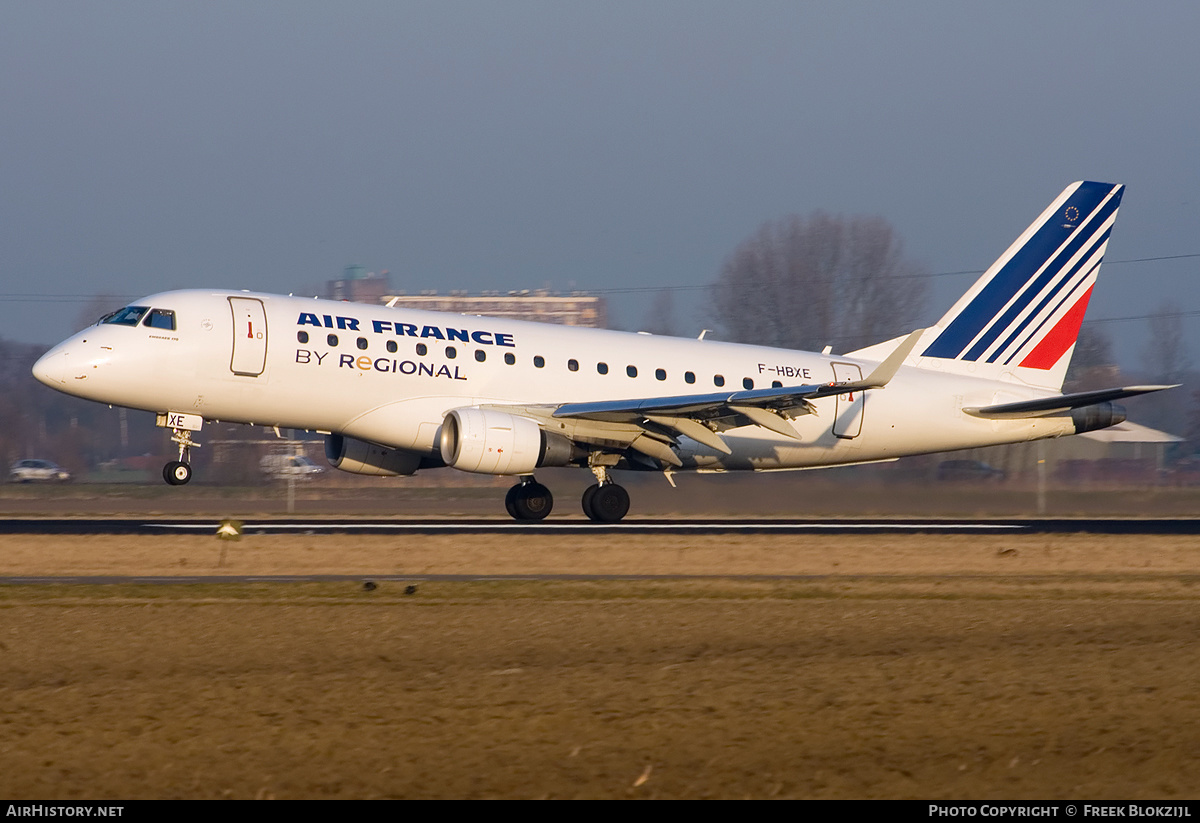 Aircraft Photo of F-HBXE | Embraer 170STD (ERJ-170-100STD) | Air France | AirHistory.net #480322