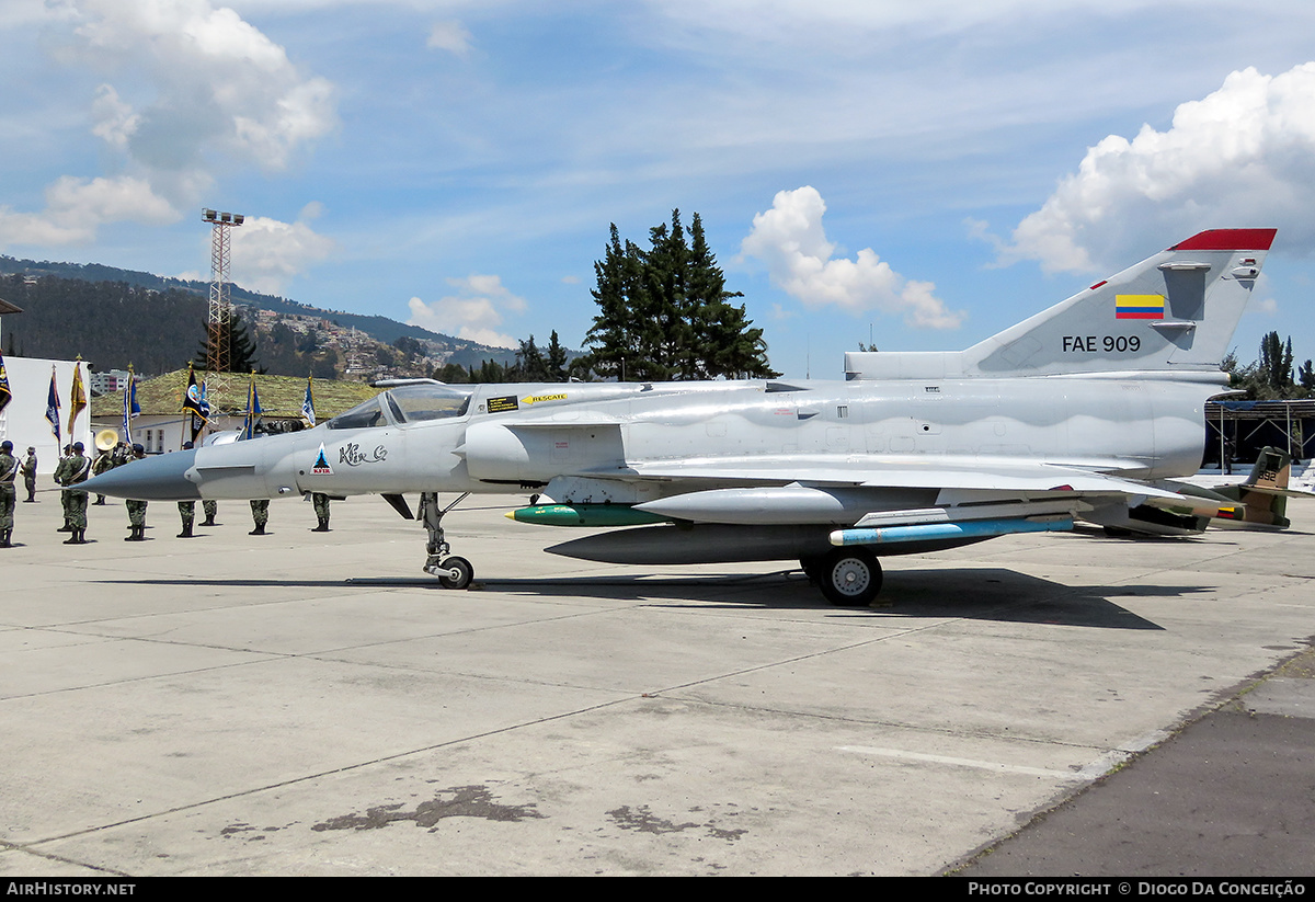 Aircraft Photo of FAE-909 | Israel Aircraft Industries Kfir C2 | Ecuador - Air Force | AirHistory.net #480367