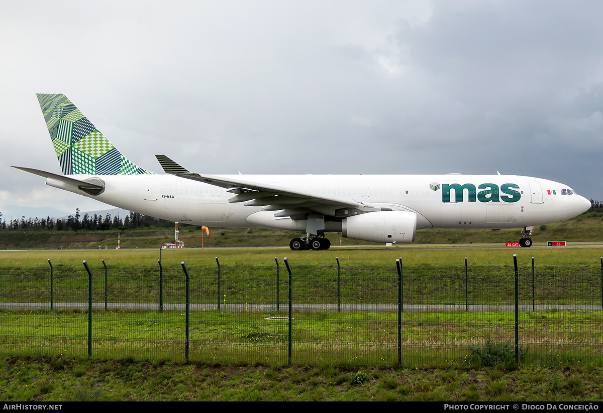 Aircraft Photo of EI-MAA | Airbus A330-243/P2F | MasAir | AirHistory.net #480374