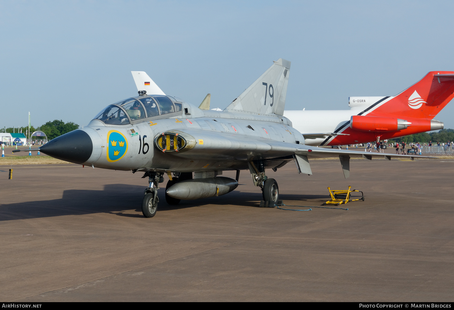 Aircraft Photo of SE-DXP / 35810 | Saab Sk 35C Draken | Sweden - Air Force | AirHistory.net #480385