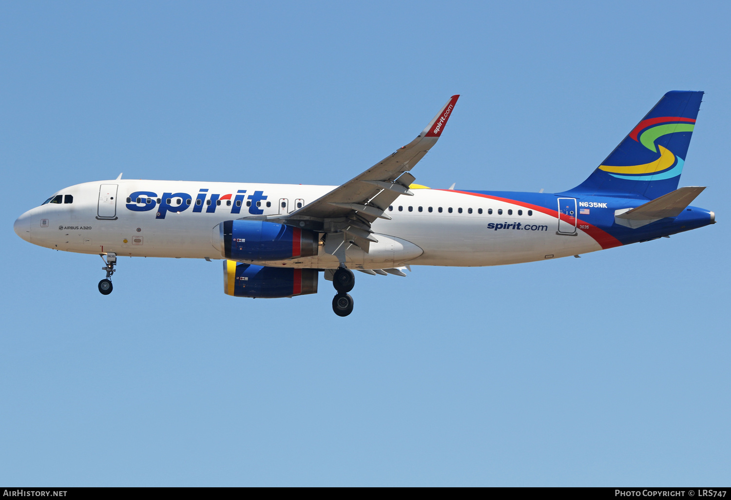 Aircraft Photo of N635NK | Airbus A320-232 | Spirit Airlines | AirHistory.net #480396