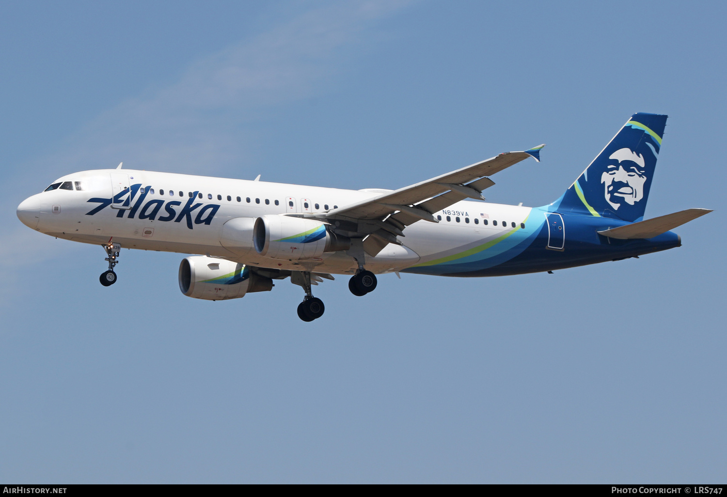Aircraft Photo of N839VA | Airbus A320-214 | Alaska Airlines | AirHistory.net #480397