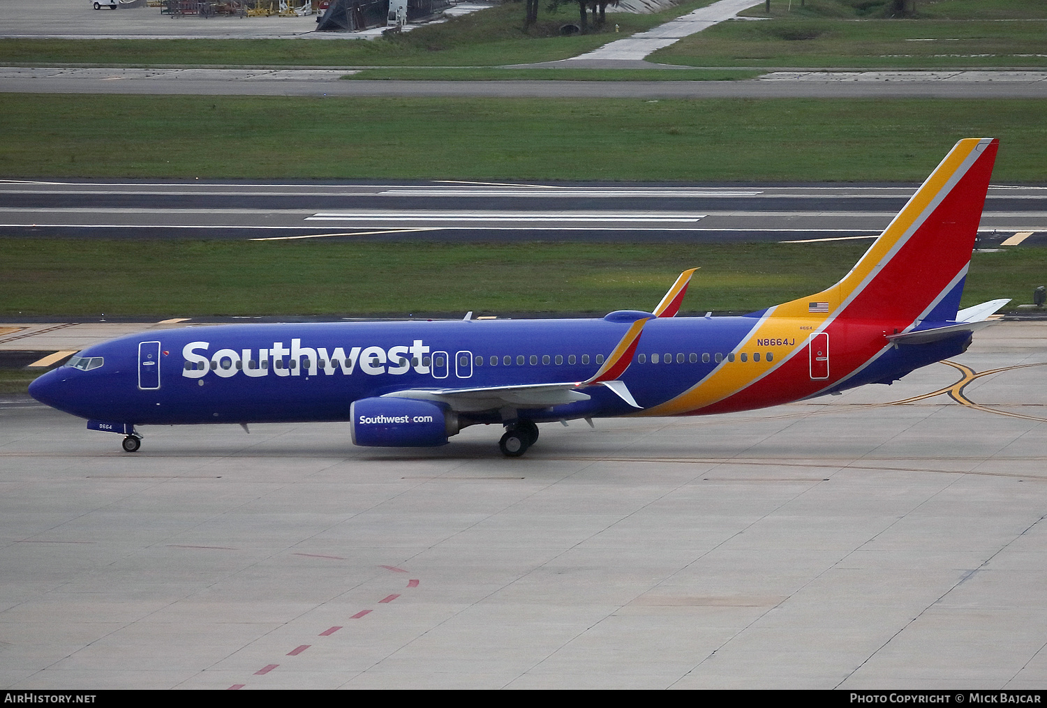 Aircraft Photo of N8664J | Boeing 737-8H4 | Southwest Airlines | AirHistory.net #480399