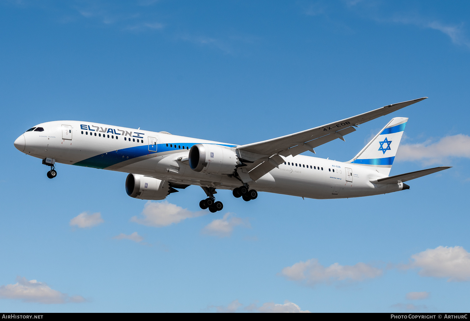 Aircraft Photo of 4X-EDB | Boeing 787-9 Dreamliner | El Al Israel Airlines | AirHistory.net #480452