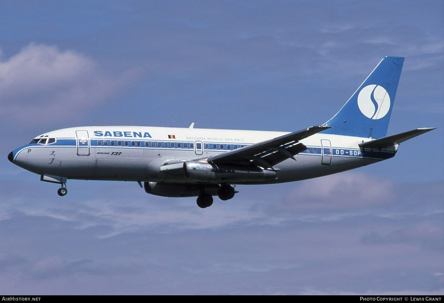 Aircraft Photo of OO-SDP | Boeing 737-229C/Adv | Sabena | AirHistory.net #480458