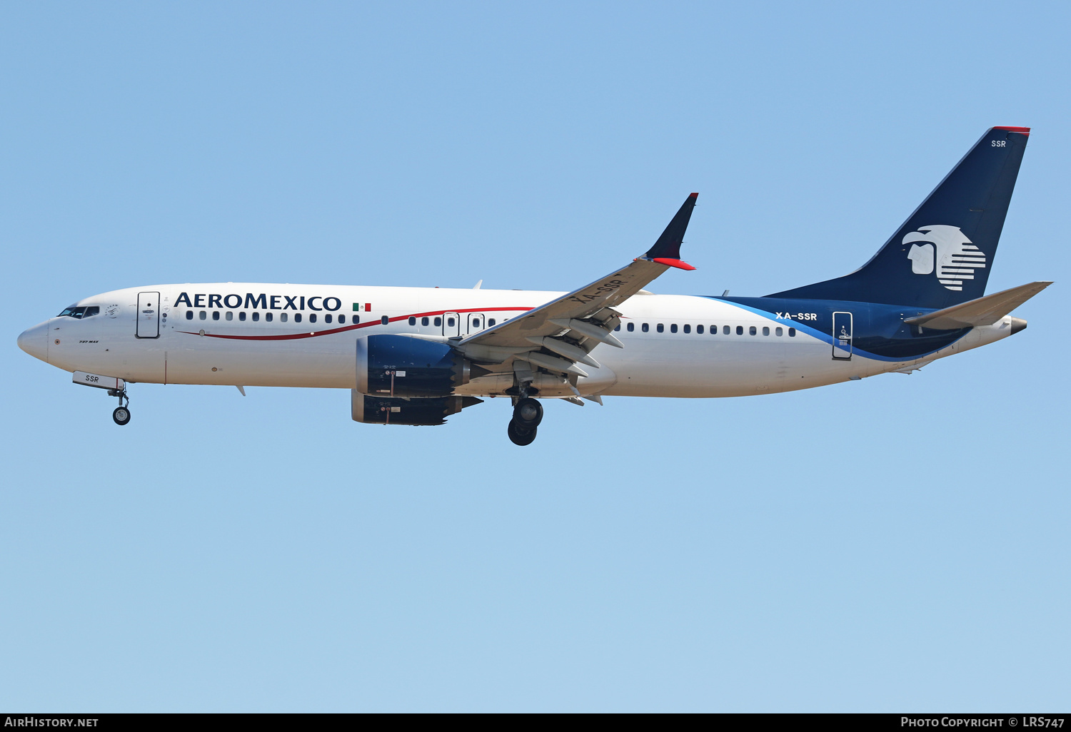 Aircraft Photo of XA-SSR | Boeing 737-8 Max 8 | AeroMéxico | AirHistory.net #480480