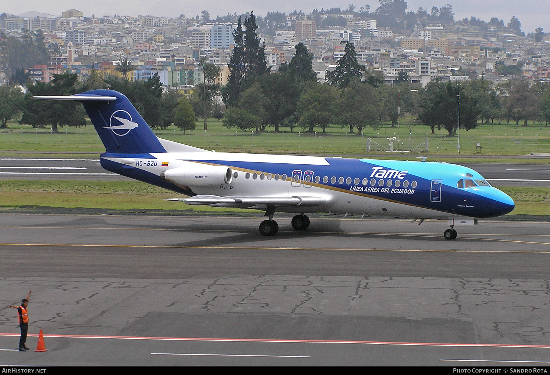 Aircraft Photo of HC-BZU / FAE-112 | Fokker F28-4000 Fellowship | TAME Línea Aérea del Ecuador | AirHistory.net #480506