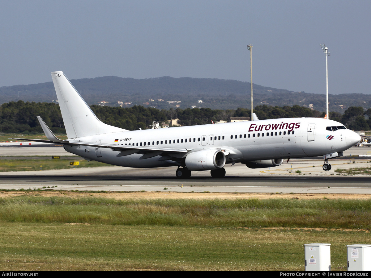 Aircraft Photo of D-ABAF | Boeing 737-86J | Eurowings | AirHistory.net #480510