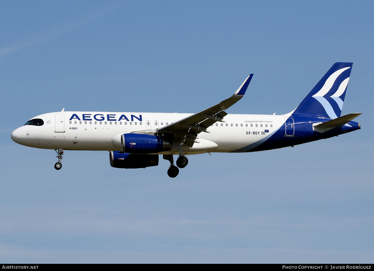 Aircraft Photo of SX-DGY | Airbus A320-232 | Aegean Airlines | AirHistory.net #480527