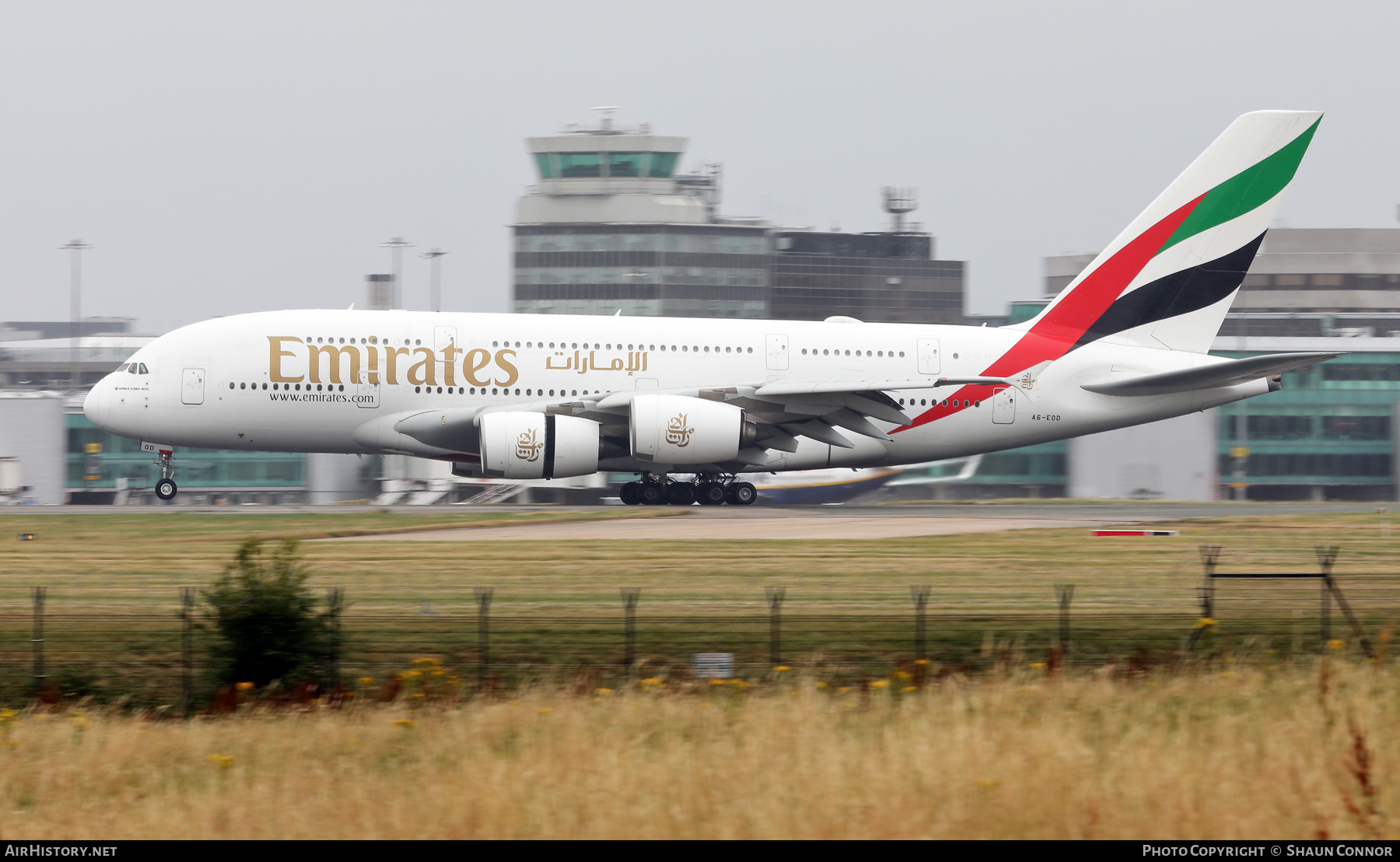 Aircraft Photo of A6-EOD | Airbus A380-861 | Emirates | AirHistory.net #480533