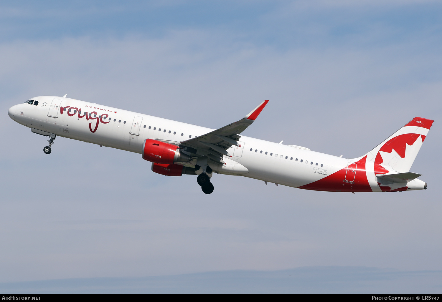Aircraft Photo of C-FJOK | Airbus A321-211 | Air Canada Rouge | AirHistory.net #480548