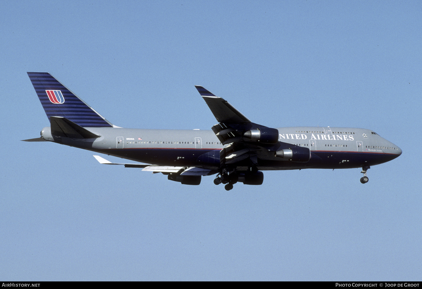 Aircraft Photo of N104UA | Boeing 747-422 | United Airlines | AirHistory.net #480558