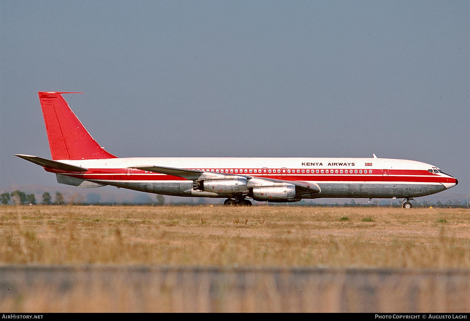 Aircraft Photo of G-AYBJ | Boeing 707-321 | Kenya Airways | AirHistory.net #480563