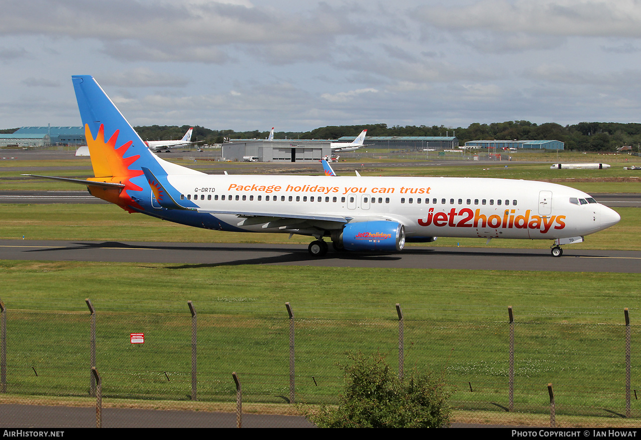 Aircraft Photo of G-DRTD | Boeing 737-808 | Jet2 Holidays | AirHistory.net #480573