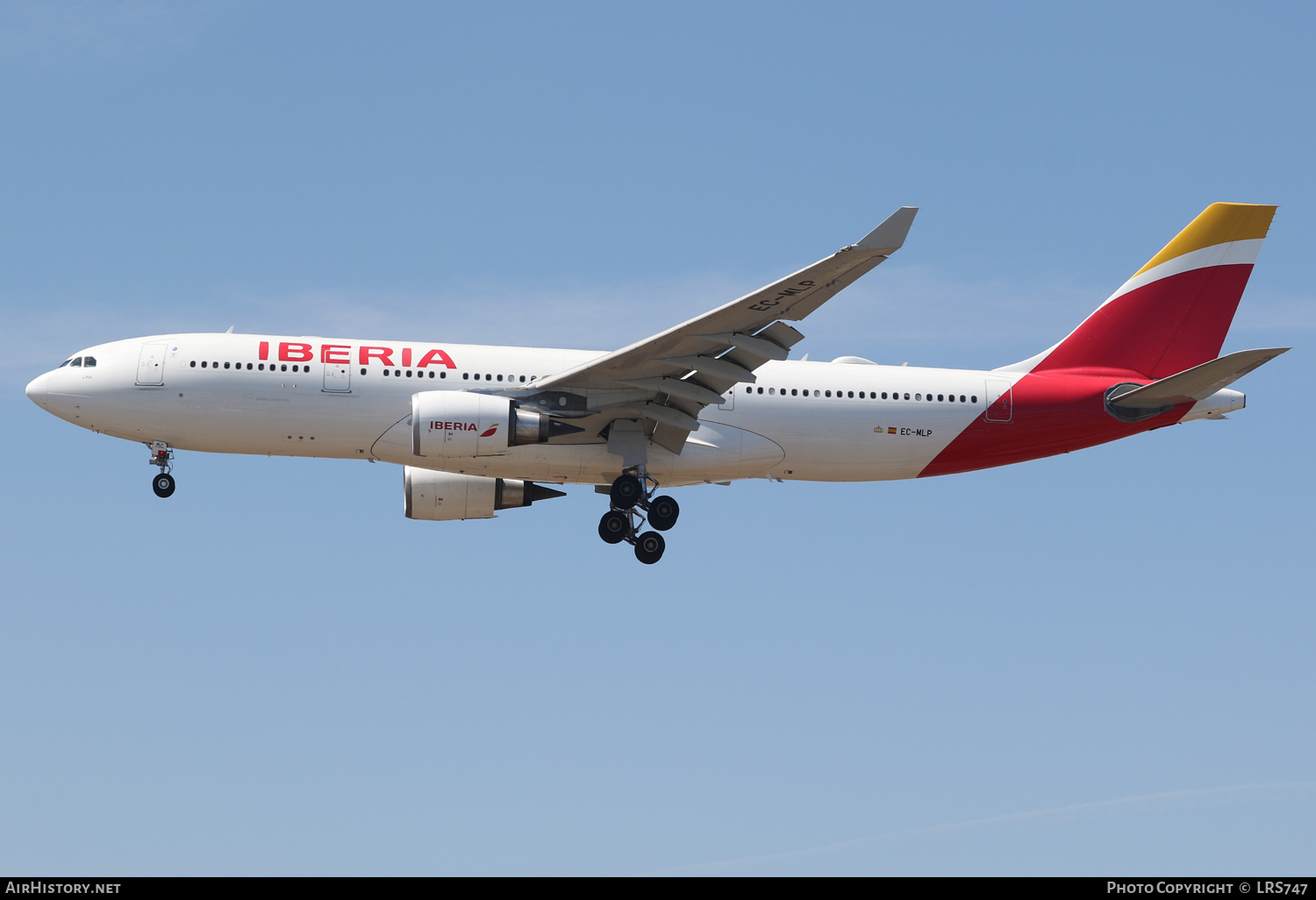 Aircraft Photo of EC-MLP | Airbus A330-202 | Iberia | AirHistory.net #480579