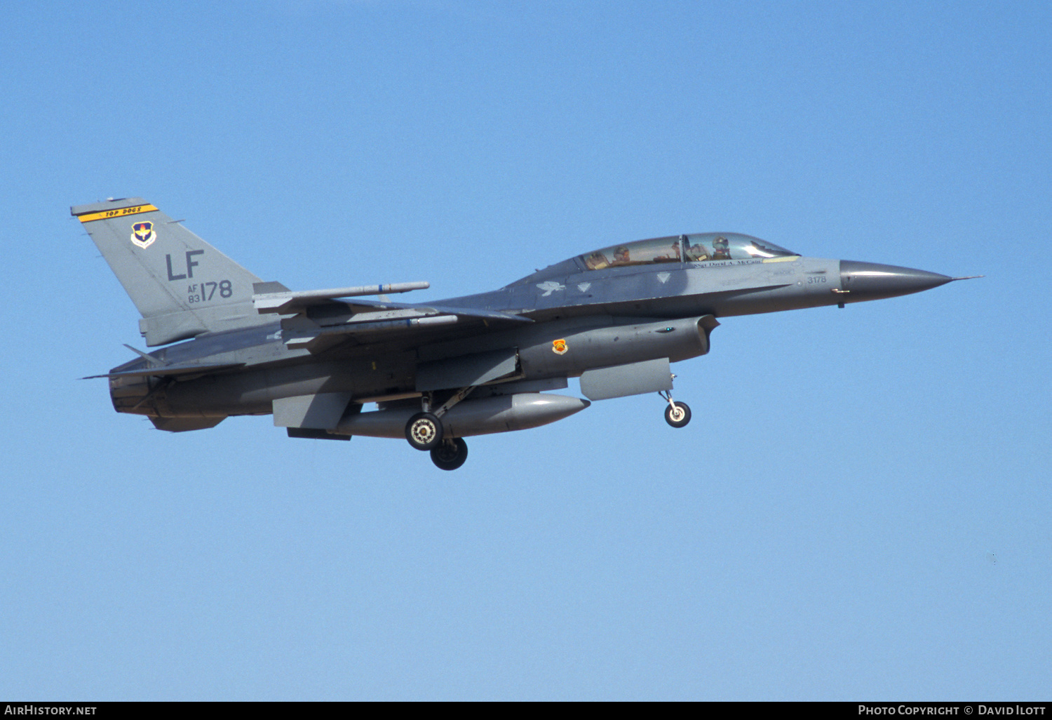 Aircraft Photo of 83-0178 / AF83-178 | General Dynamics F-16D Fighting Falcon | USA - Air Force | AirHistory.net #480594