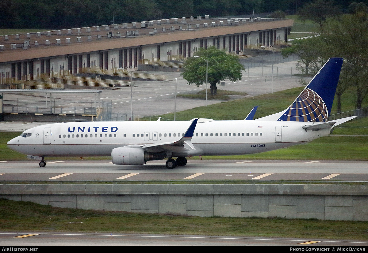 Aircraft Photo of N33262 | Boeing 737-824 | United Airlines | AirHistory.net #480613