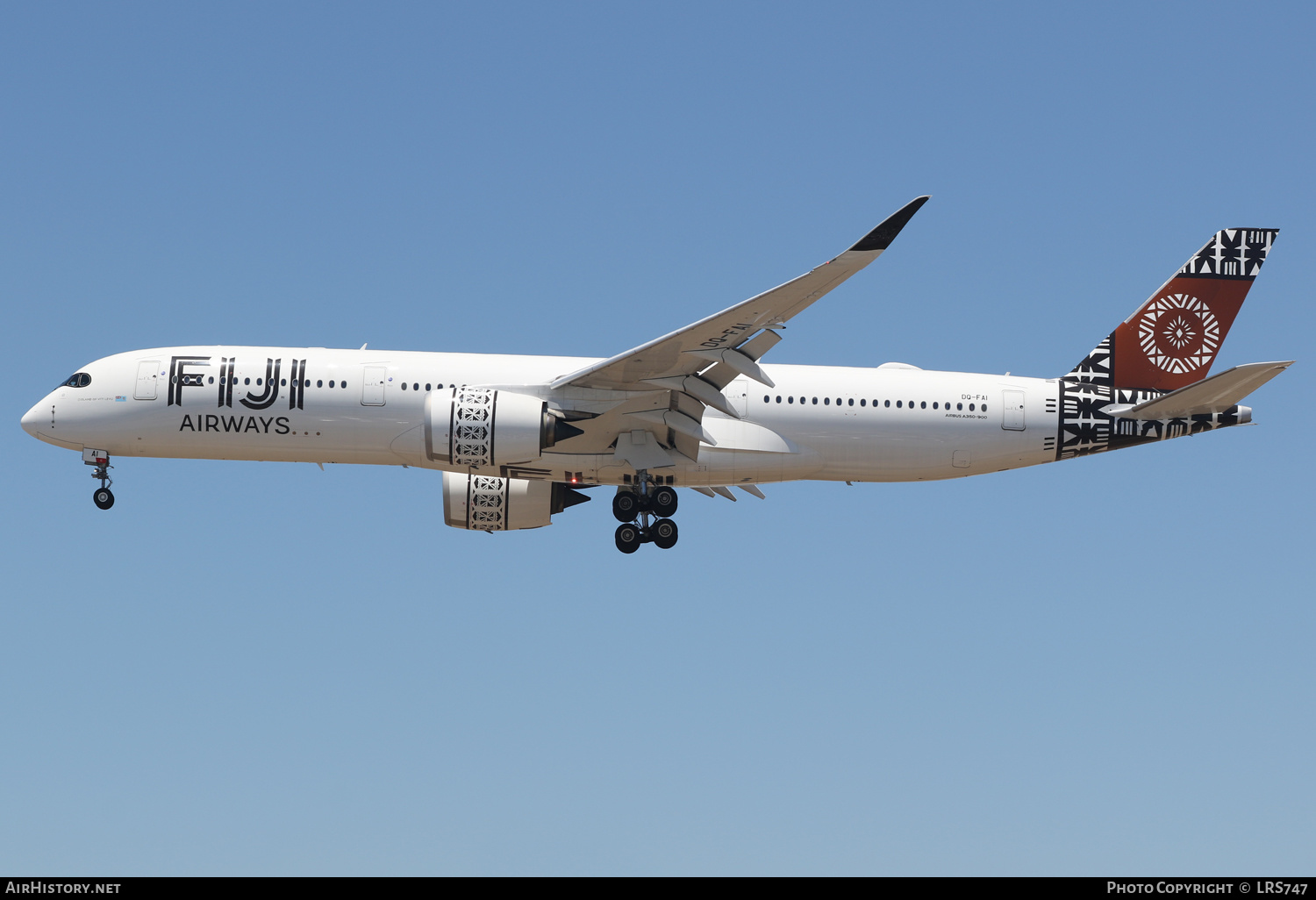 Aircraft Photo of DQ-FAI | Airbus A350-941 | Fiji Airways | AirHistory.net #480615