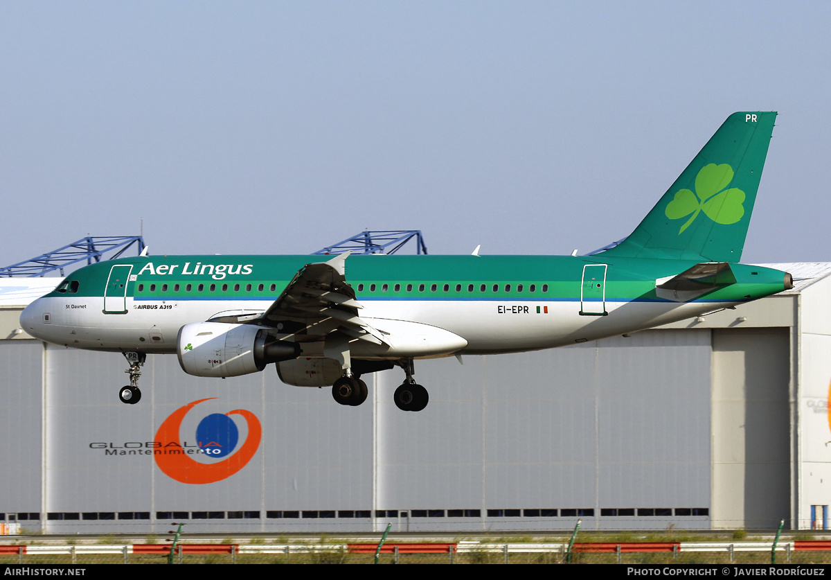 Aircraft Photo of EI-EPR | Airbus A319-111 | Aer Lingus | AirHistory.net #480618