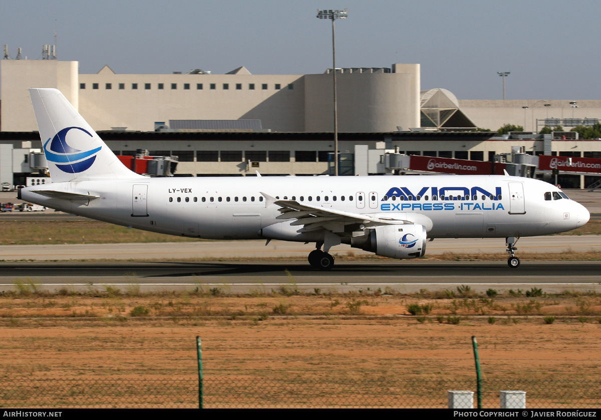 Aircraft Photo of LY-VEX | Airbus A320-212 | Avion Express Italia | AirHistory.net #480632