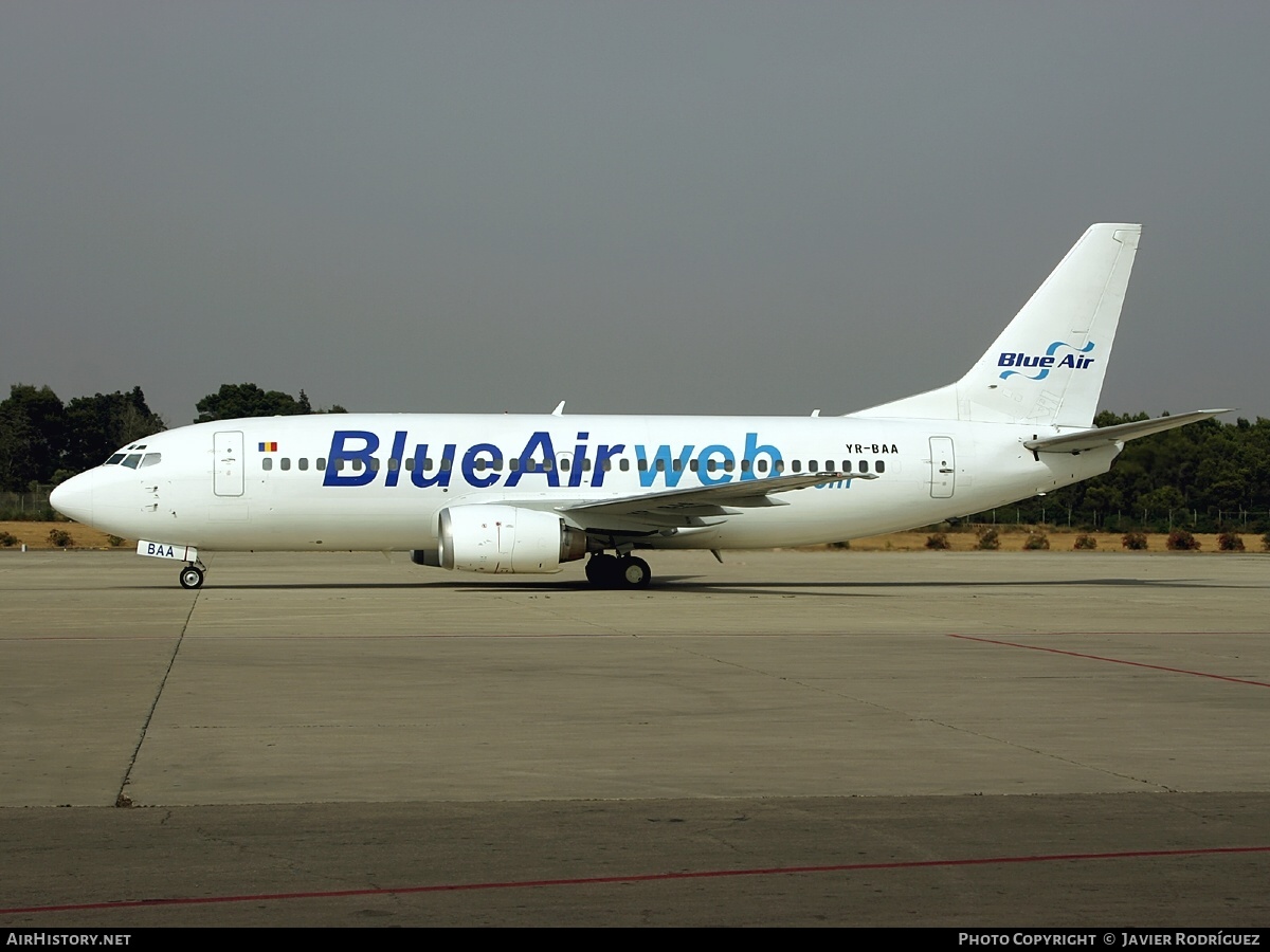 Aircraft Photo of YR-BAA | Boeing 737-33A | Blue Air | AirHistory.net #480652