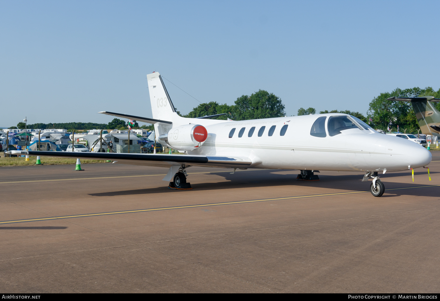 Aircraft Photo of SE-RMI / 103003 | Cessna 550 Citation Bravo | Swedish Air Force Historic Flight | Sweden - Air Force | AirHistory.net #480663