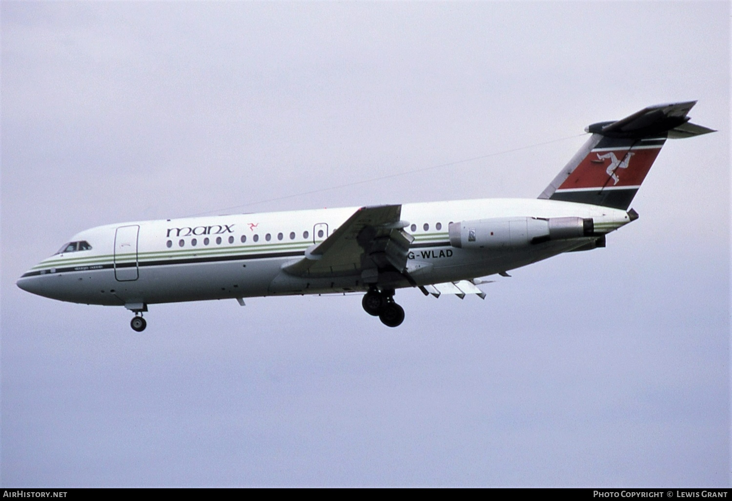 Aircraft Photo of G-WLAD | BAC 111-304AX One-Eleven | Manx Airlines | AirHistory.net #480677