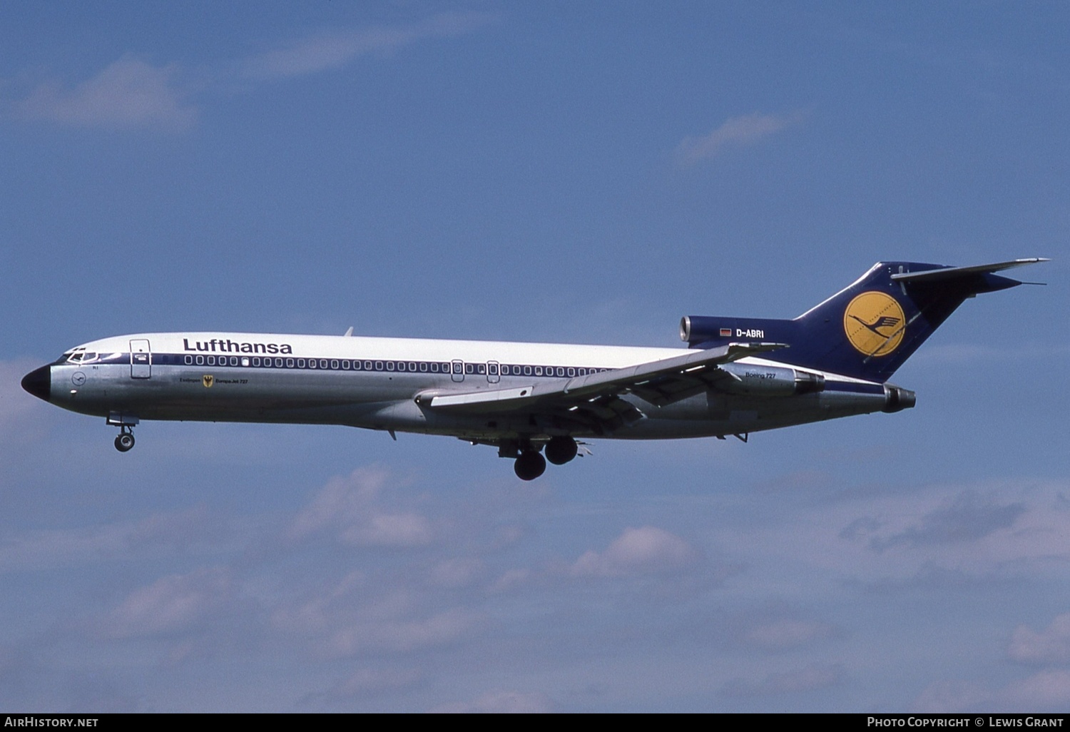 Aircraft Photo of D-ABRI | Boeing 727-230/Adv | Lufthansa | AirHistory.net #480681
