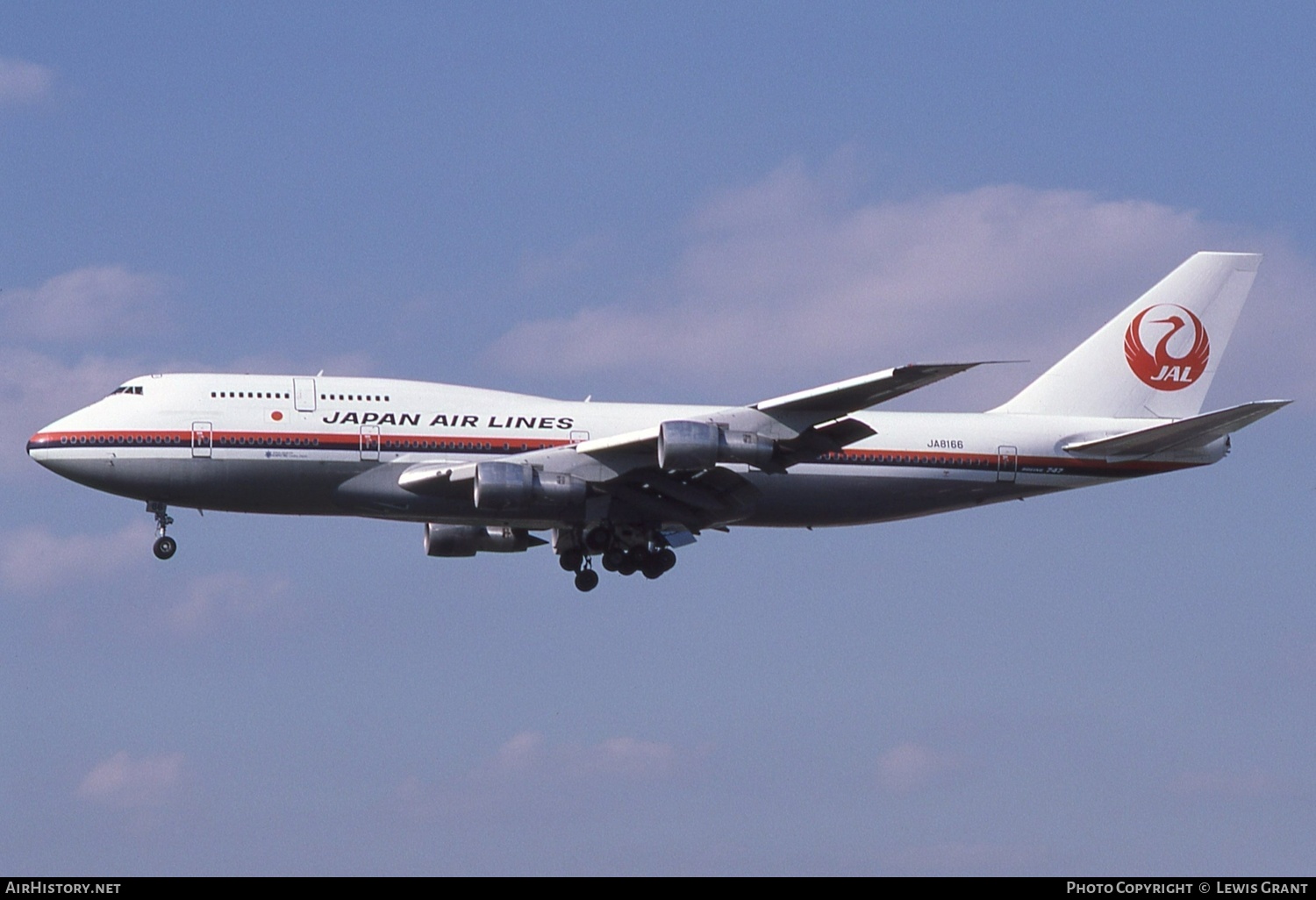 Aircraft Photo of JA8166 | Boeing 747-346 | Japan Air Lines - JAL | AirHistory.net #480689