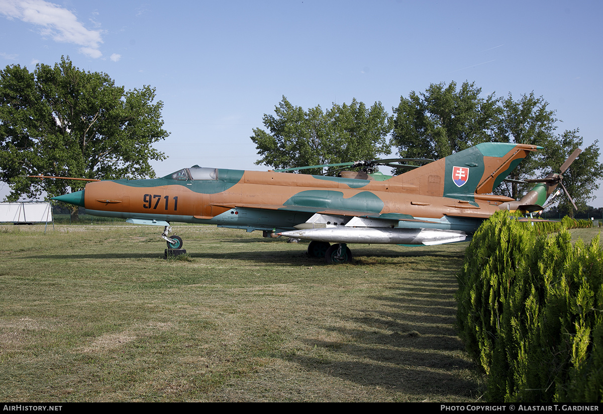 Aircraft Photo of 9711 | Mikoyan-Gurevich MiG-21MF | Slovakia - Air Force | AirHistory.net #480691
