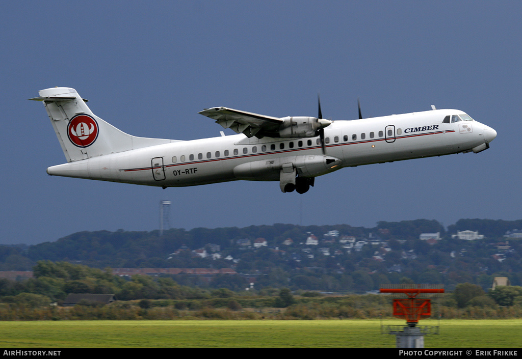 Aircraft Photo of OY-RTF | ATR ATR-72-202 | Cimber Air | AirHistory.net #480708