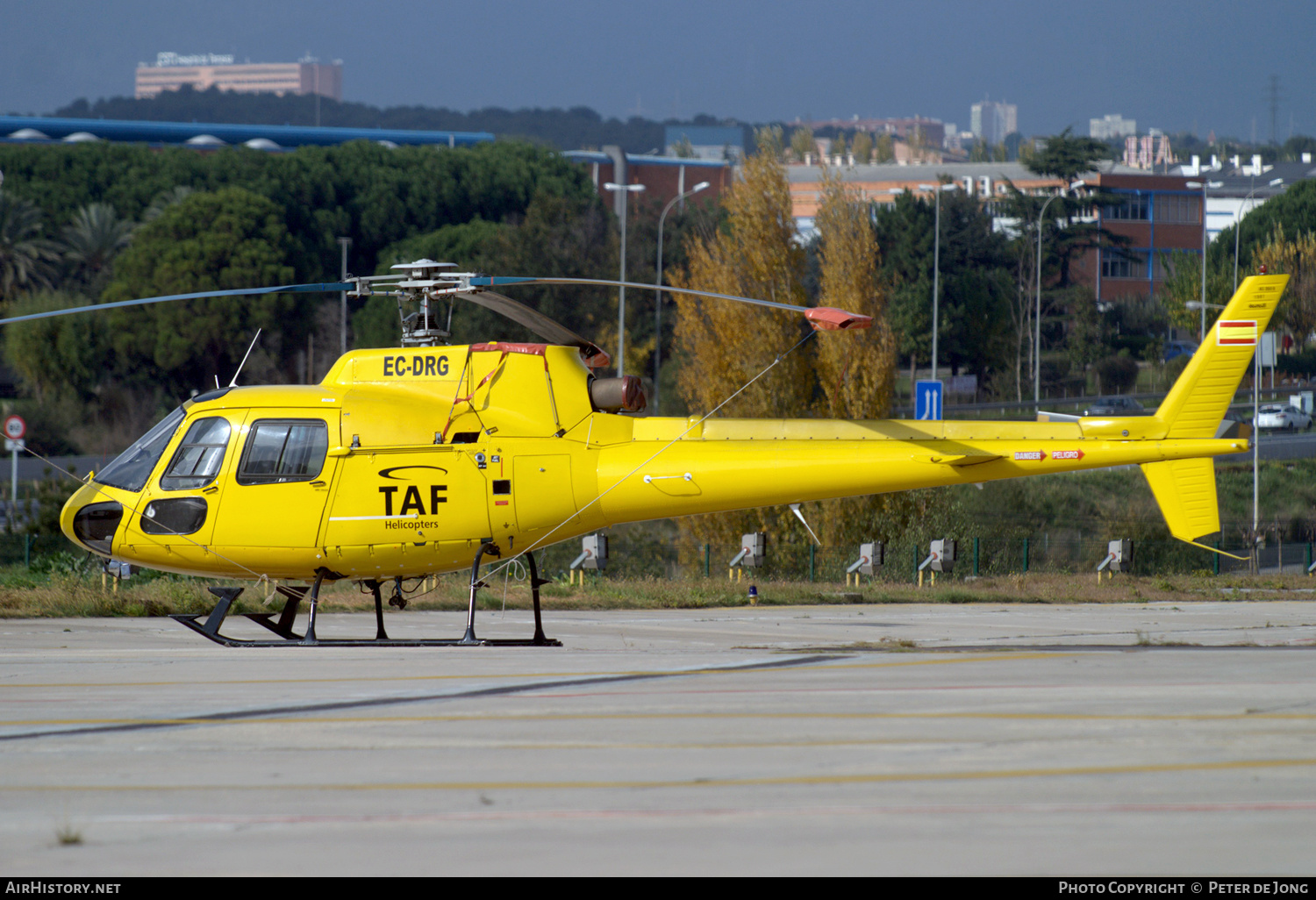 Aircraft Photo of EC-DRG | Aerospatiale AS-350B-1 Ecureuil | TAF Helicopters | AirHistory.net #480711